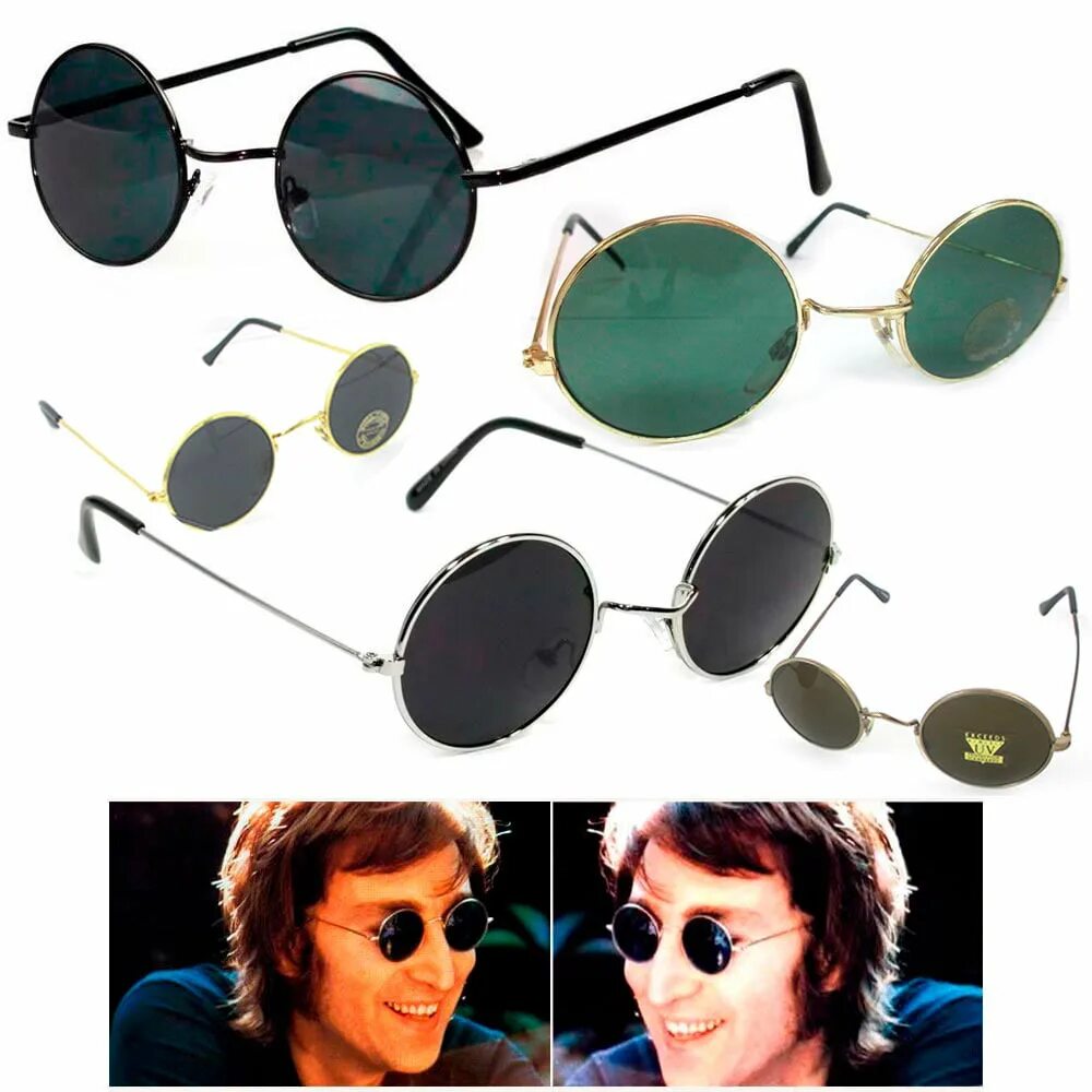 Очки солнцезащитные John Lennon. Очки Джона Леннона. Тишейды Леннон. Очки John Lennon -1.