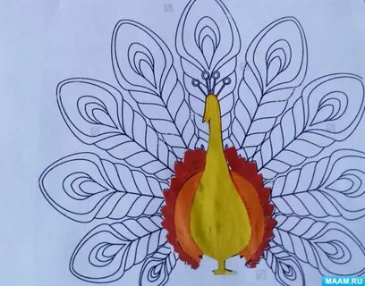 Перья для хвоста сказочной птицы