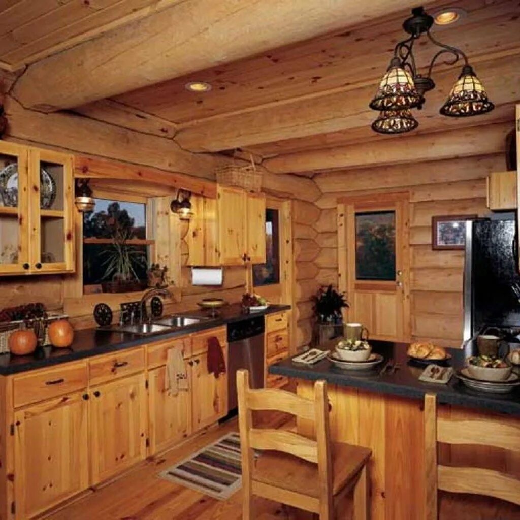 Кухня своими руками из дерева для дома. Кухня в деревянном доме. кухня в бревенчатом до е. кухня в деревянном стиле. кухня в бревенчатом доме.