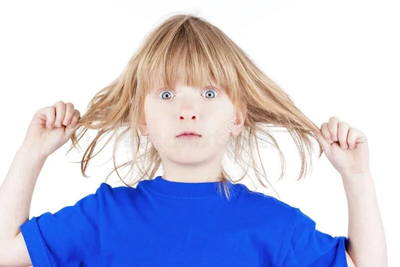 Pulling long haired