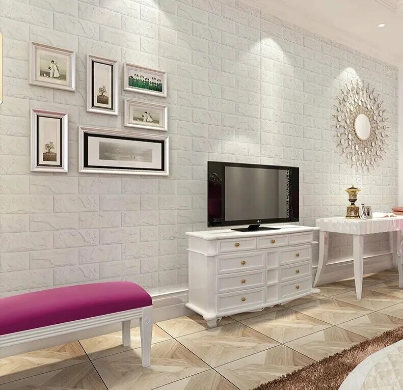 дизайн стена белый кирпич. белый кирпич в интерьере. гостиная с кирпичной стеной в скандинавском стиле. дизайн стена белый кирпич. кирпич в интерьере гостиной.