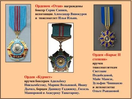 Прочитайте описание медали и укажите ее название