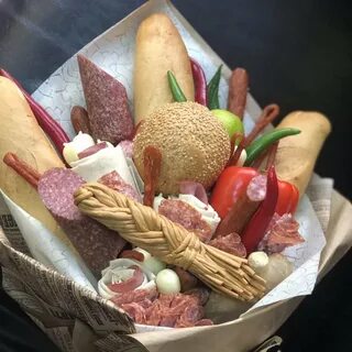Букет из колбасы