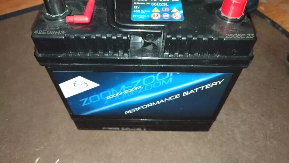 оригинальный аккумулятор мазда