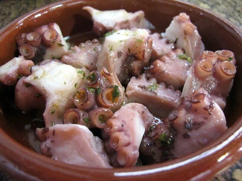 как приготовить осьминогов маленьких замороженных на сковороде