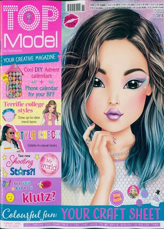 Top magazine. Журнал топ модели. Топ-модель журнал для девочек. Top model журнал для девочек. Персонажи из журнала топ модель.