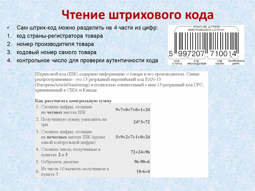 Информацию прочитать на сайте. Проверка документов по штрих коду. Чтение информации на этикетке упакованного товара. Изучение его подлинности по штриховому коду.. Штриховой стаж работы.