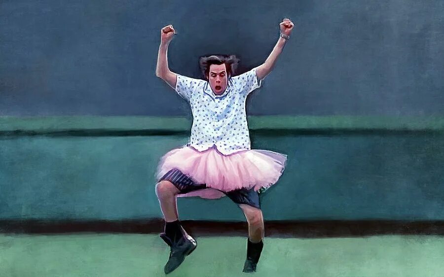 Джим Керри Эйс Вентура в пачке. Джим Керри балерина. Джим Керри в платье. Джим Керри танец. Танцующий наглец