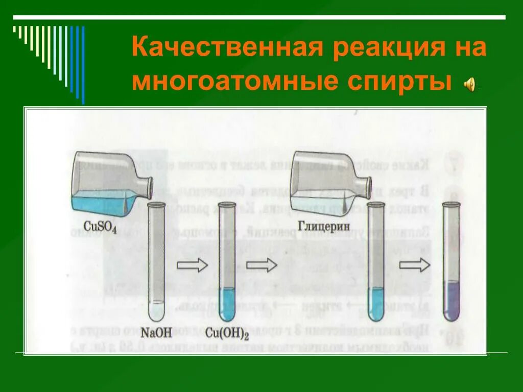 Cuso4 naoh осадок. Качественная реакция на обнаружение многоатомных спиртов.