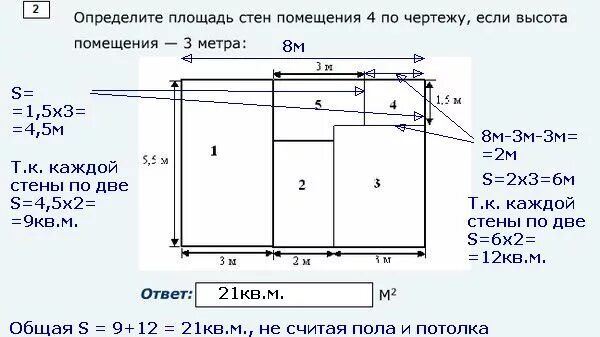 Высота стен 3 7. Как вычислить площадь комнаты. Как вычислить площадь помещения. Как правильно посчитать площадь помещения. Как посчитать квадратные метры комнаты.