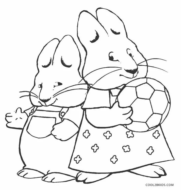 Макс и Руби разукрашка. Раскраска мультика Макс и Руби. Max and Ruby Coloring Page. Макс и Руби картинки.