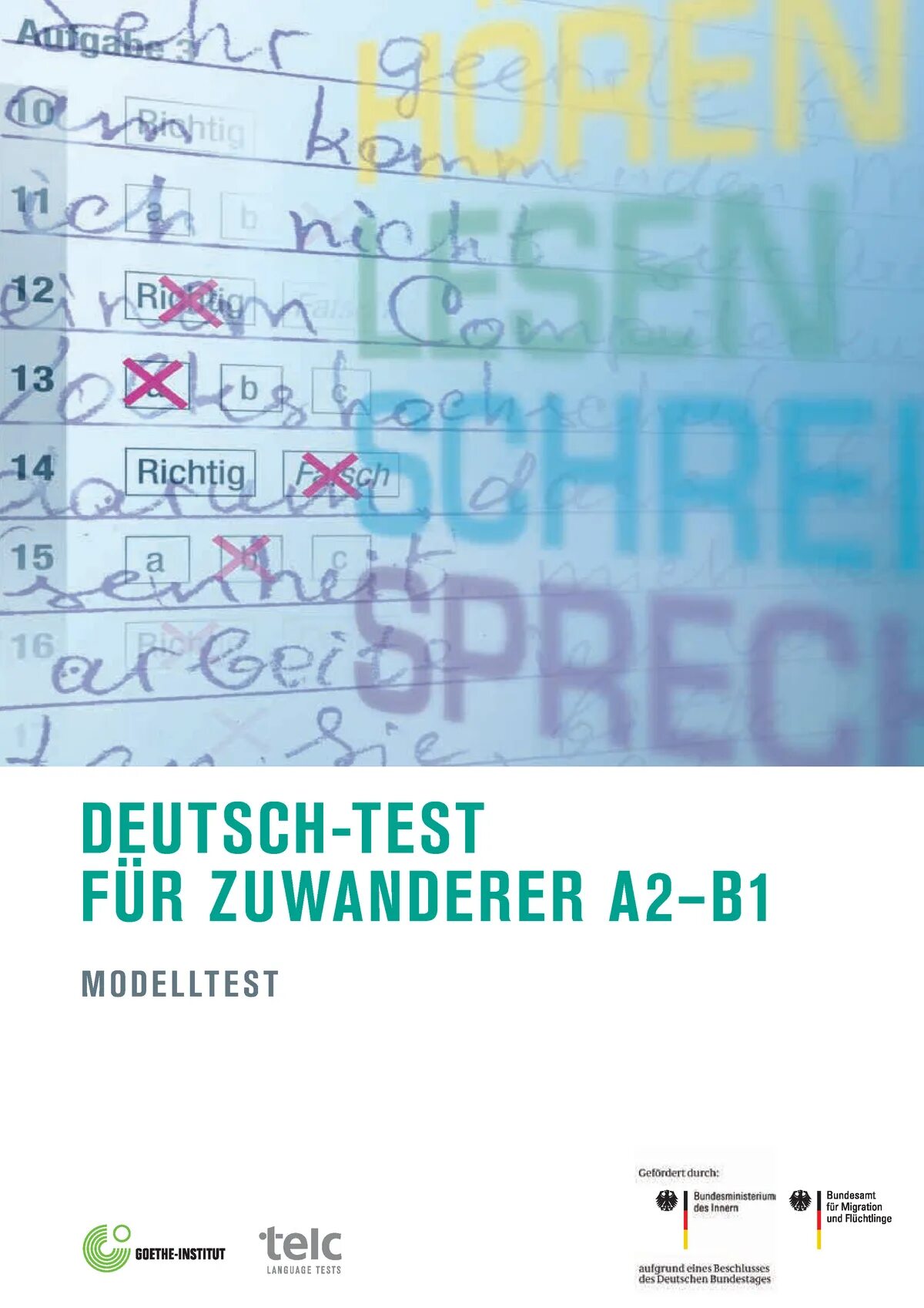 Test fur a2. Книги а2,2 telc немецкий картинки.