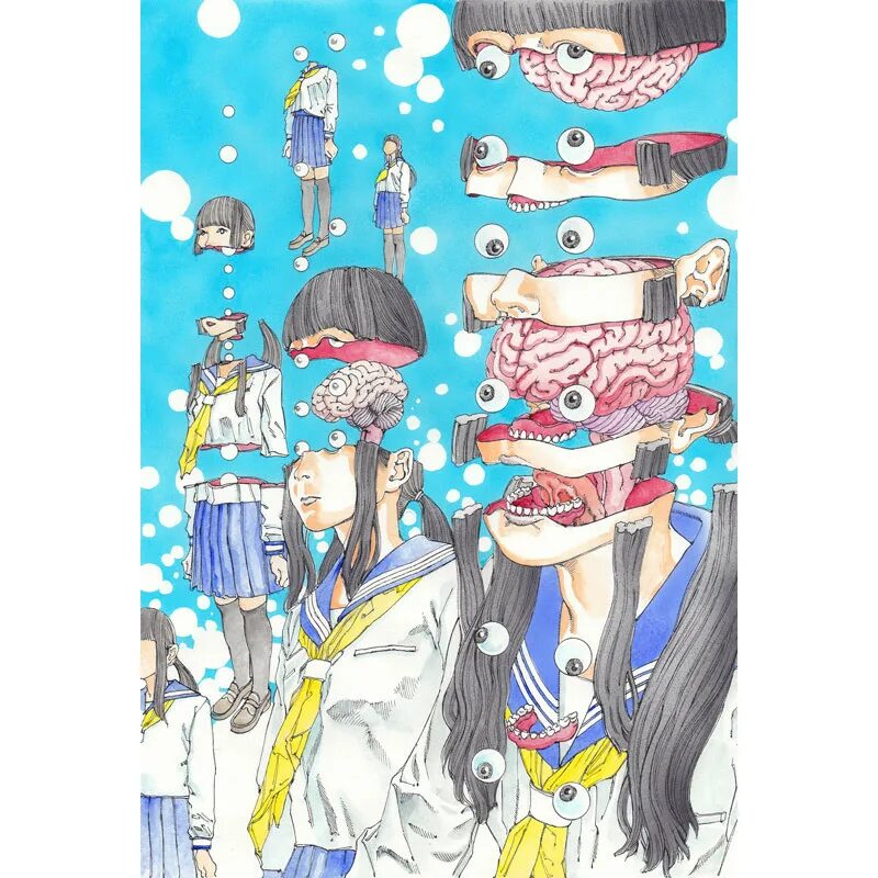 Манга мамми. Коллекция| каго Синтаро. Kago Манга. Иллюстрации от Shintaro Kago.