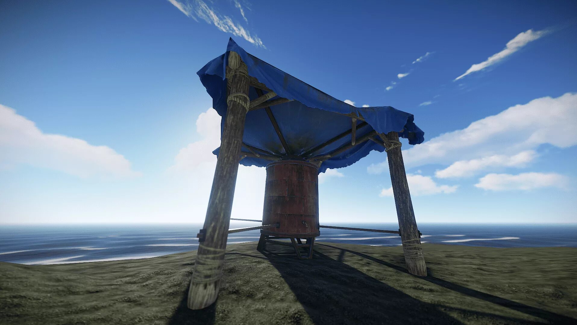 Большой водосборник в rust. Водосборник в играх. Rust (игра). Water barrel rust. Большой водосборник раст.
