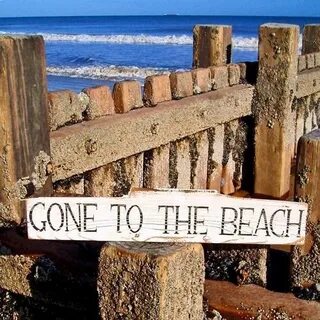 Gone to the beach