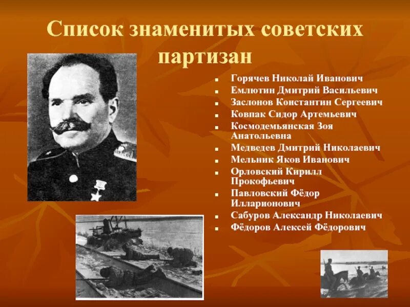 Подвиги партизан в годы войны. Партизанские отряды Великой Отечественной войны список. Известные фамилии командиров партизанских отрядов. Командир Партизан. Известные Партизаны Великой Отечественной.