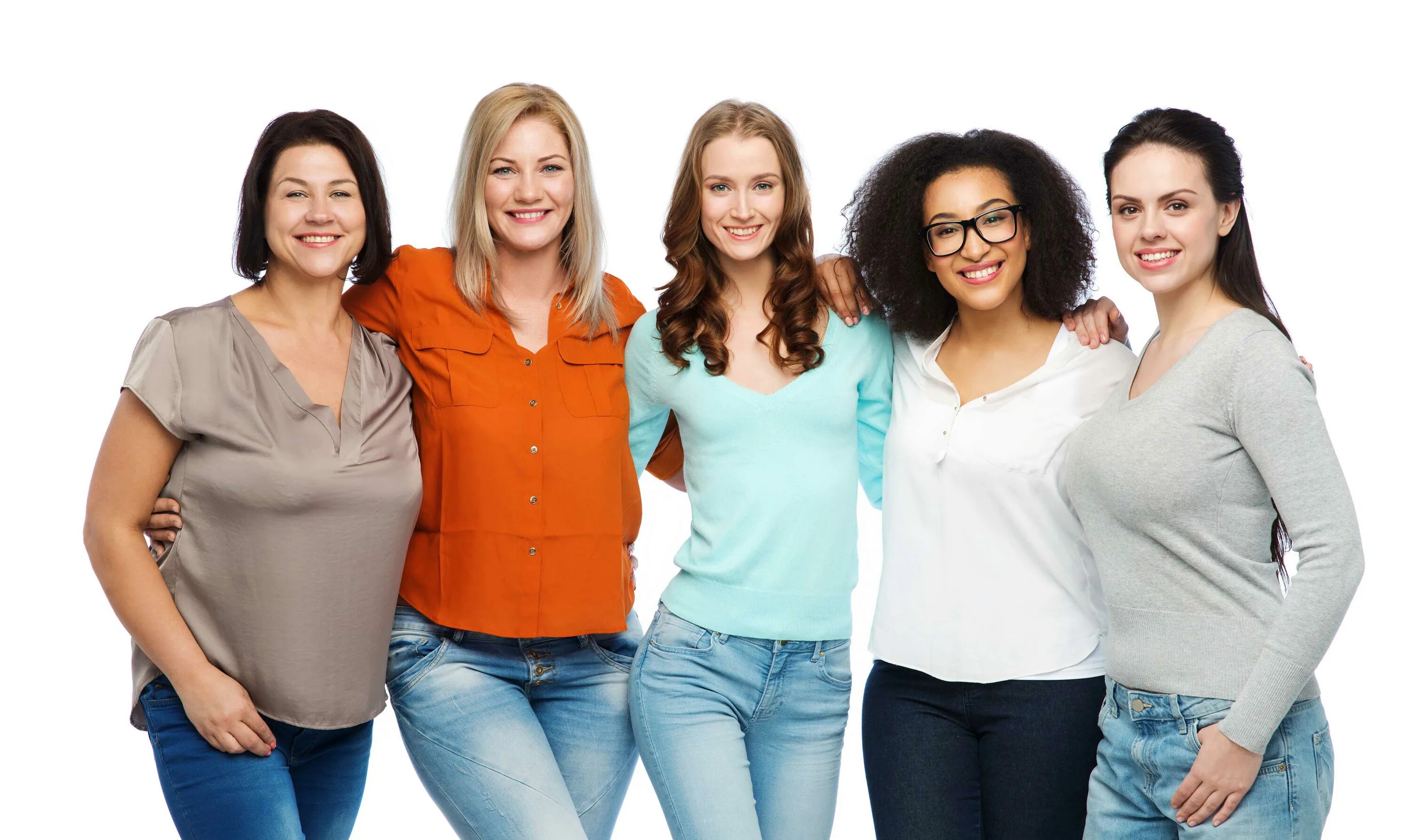 Много счастливых женщин. Разные женщины. Группа женщин разных возрастов. Несколько женщин. Женщины разных возрастов.