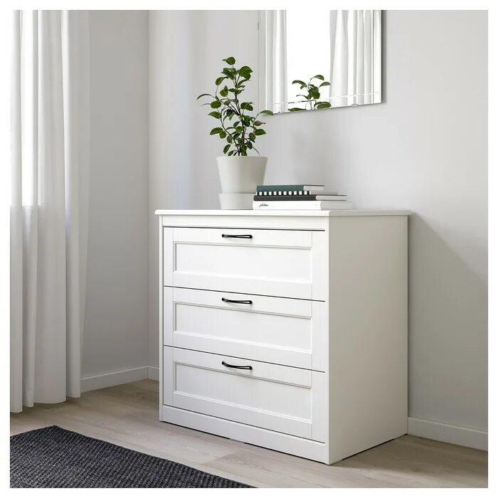 Ikea белые комоды