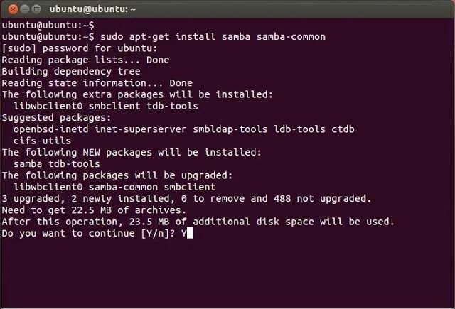 Установка samba ubuntu. Apt-get install samba. samba linux. samba ubuntu.
