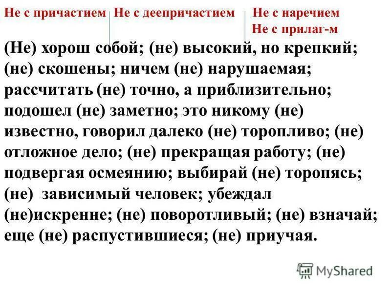 Словарный диктант с не. Не с причастиями диктант. Словарный диктант не с причастиями. Упражнение по теме не с деепричастием. Правописание частиц 7 класс упражнения