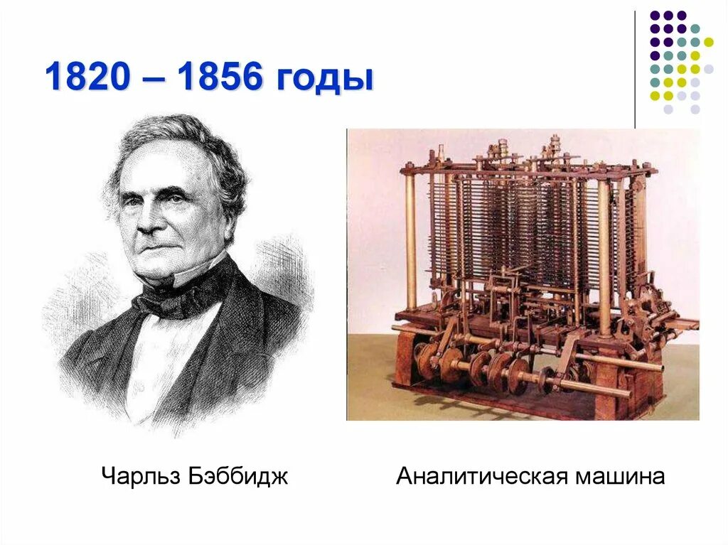 Какой ученый разработал аналитическую машину