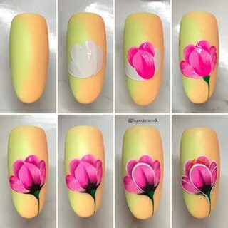 Рисовать ногти поэтапно
