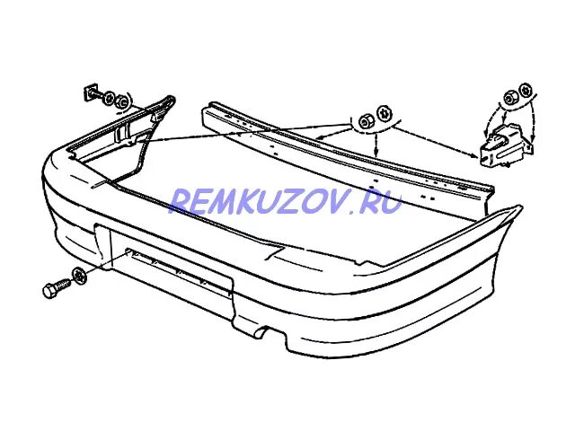 Усилитель заднего бампера ваз 2115. Крепеж заднего бампера ВАЗ 2115. Крепление заднего бампера ВАЗ 2115. Болты крепления заднего бампера ВАЗ 2115. Крепление заднего бампера 2115.