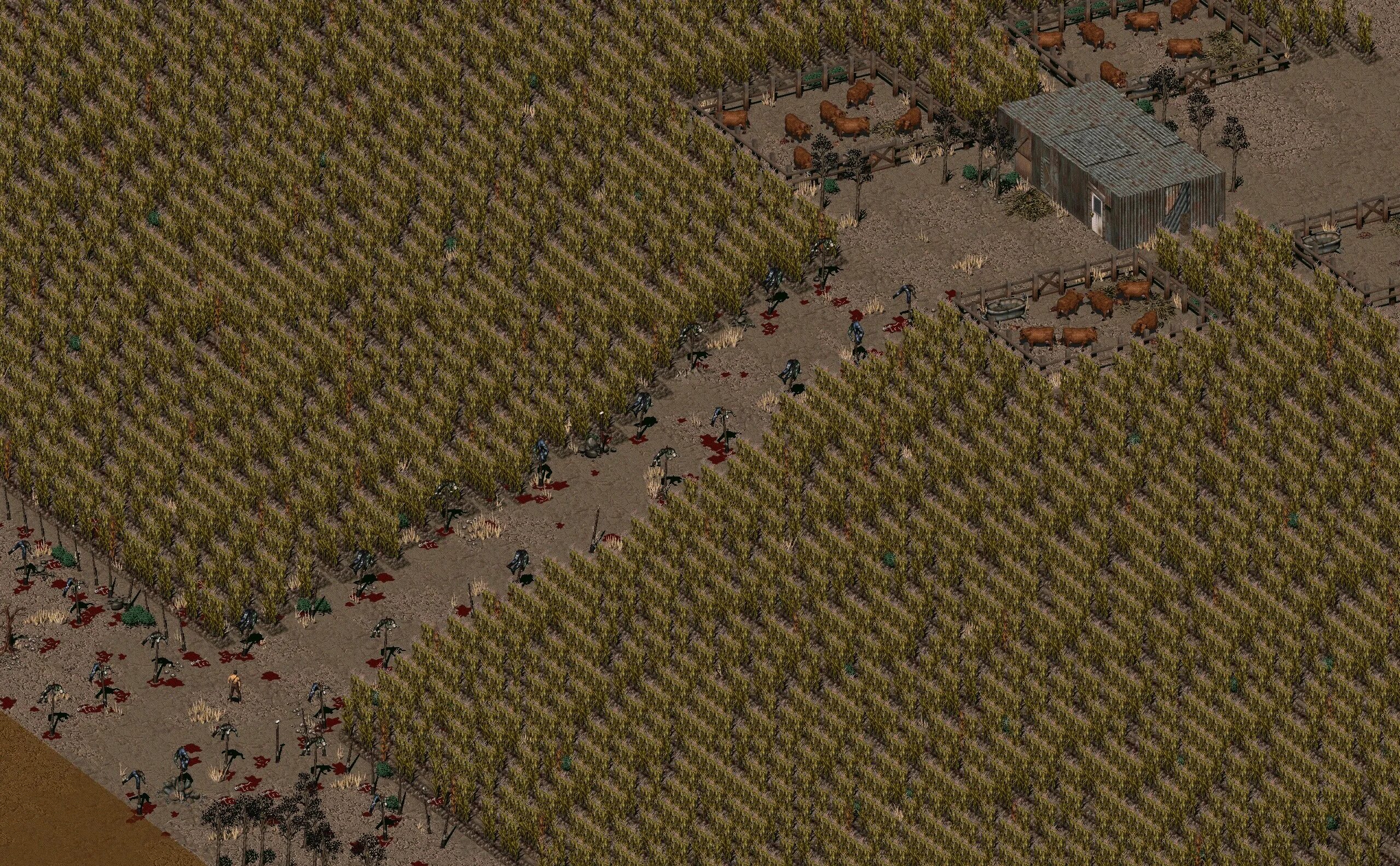 Локация фоллаут 2. Fallout 2 ферма. ферма ужасов фоллаут 2. модок фоллаут 2. ферма призраков fallout 2.