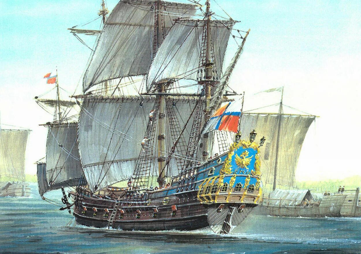 Как называется русский корабль. Фрегат орел 1668. военный корабль орел 1667 г. первый русский фрегат «орёл». hms prince royal 1610.