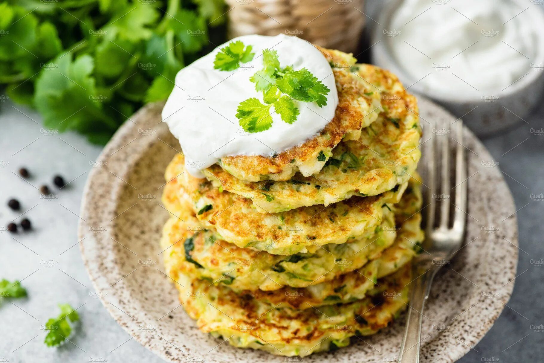 Рецепт капустных оладьев