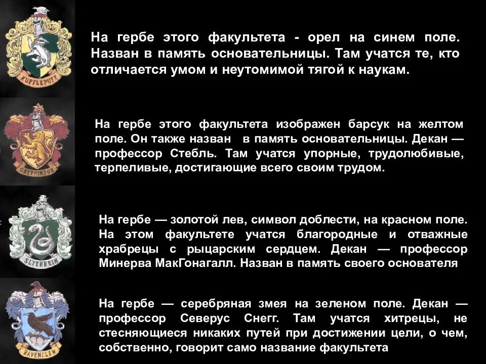 Гарри поттер факультеты гриффиндора. Определить факультет хогвартса. Факультеты хогвартса. Типы личности и факультеты хогвартса. Определить факультет хогвартса.