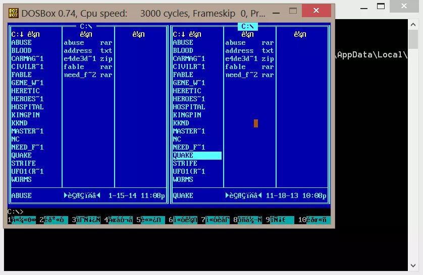 Дос р. DOSBOX Нортон командер. DOSBOX эмулятор. MS dos DOSBOX. MS dos эмулятор.