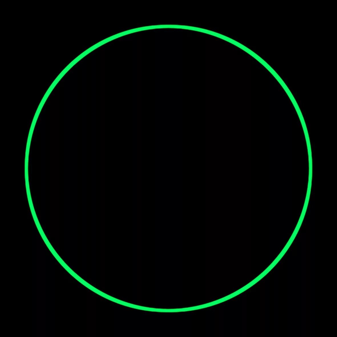 Зеленый кружок. Неоновый круг. Неоновое кольцо. Зеленый неоновый круг.