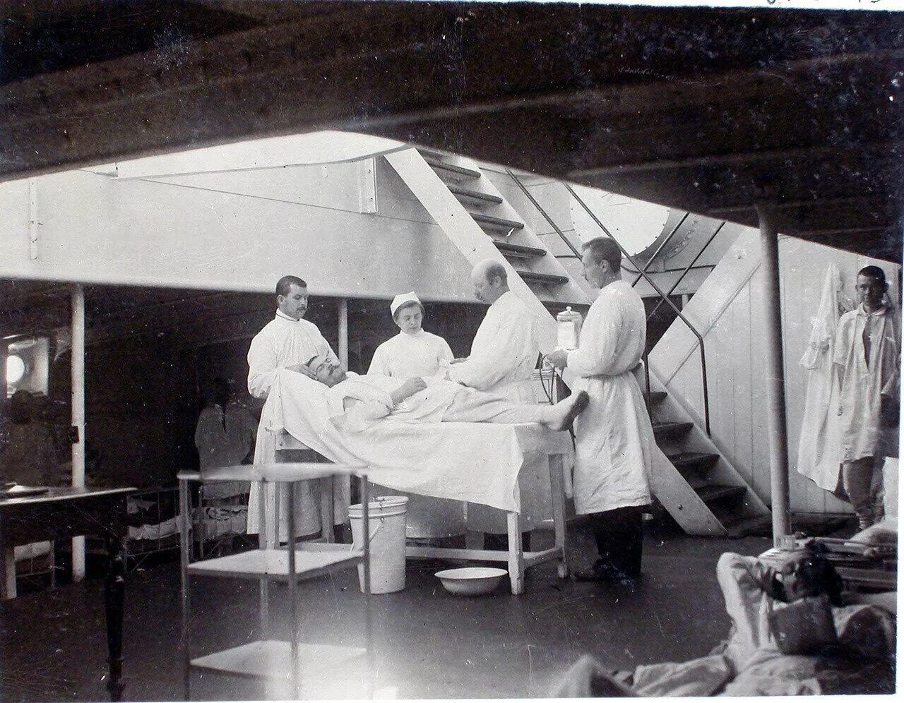 Военный госпиталь 19 век. Плавучий госпиталь "царица".