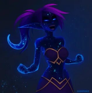Blue skin