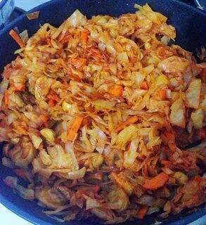 Как потушить капусту без моркови