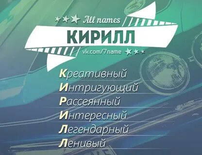 Как правильно пишется имя кирил