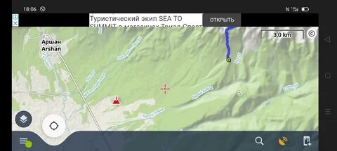 Аршан на карте
