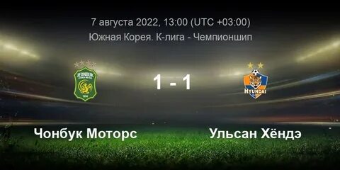 Прогноз на матч ульсан
