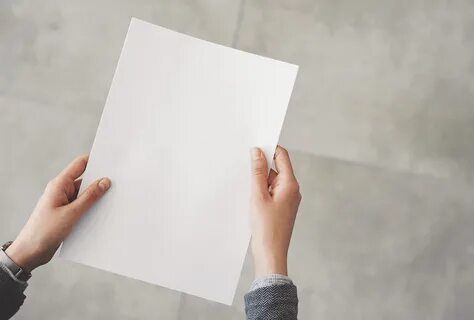 Empty blank