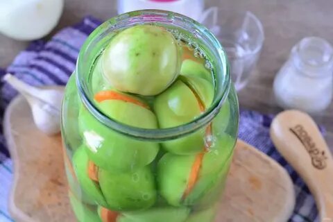 Сок из зеленых помидор