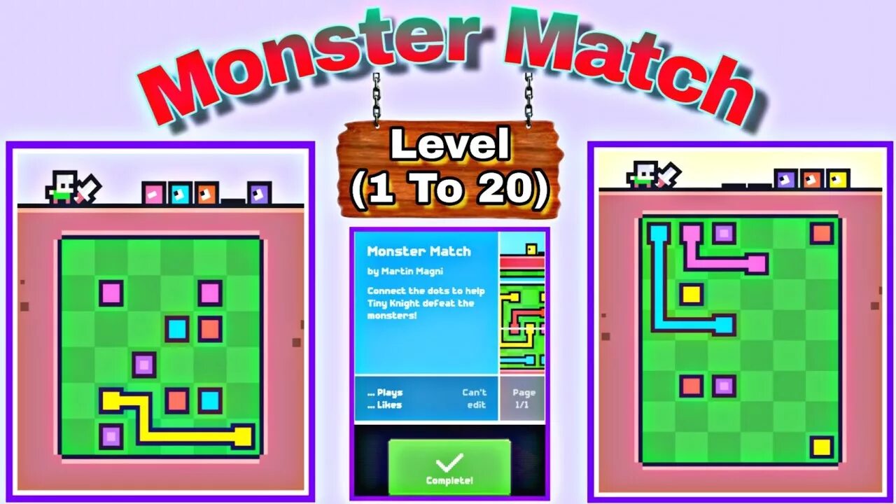 Математика плюс 23 уровень. Monster Match 20 левел. Monster Match Level 17. Fancade Monster Match уровень 17. Фанкад игра.