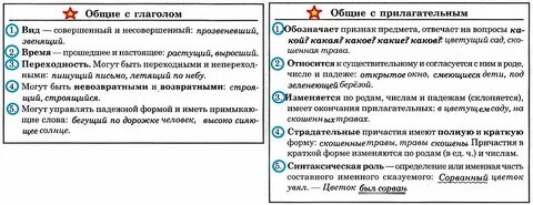 Урок причастие 7 класс конспект ладыженская