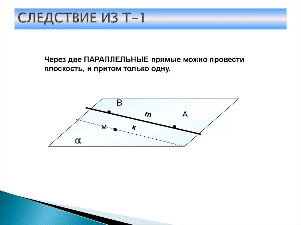 Докажите что через прямую можно провести. Через две параллельные прямые. Через две параллельные прямые можно провести плоскость. Через 2 параллельные прямые. Через две параллельные прямые можно провести.