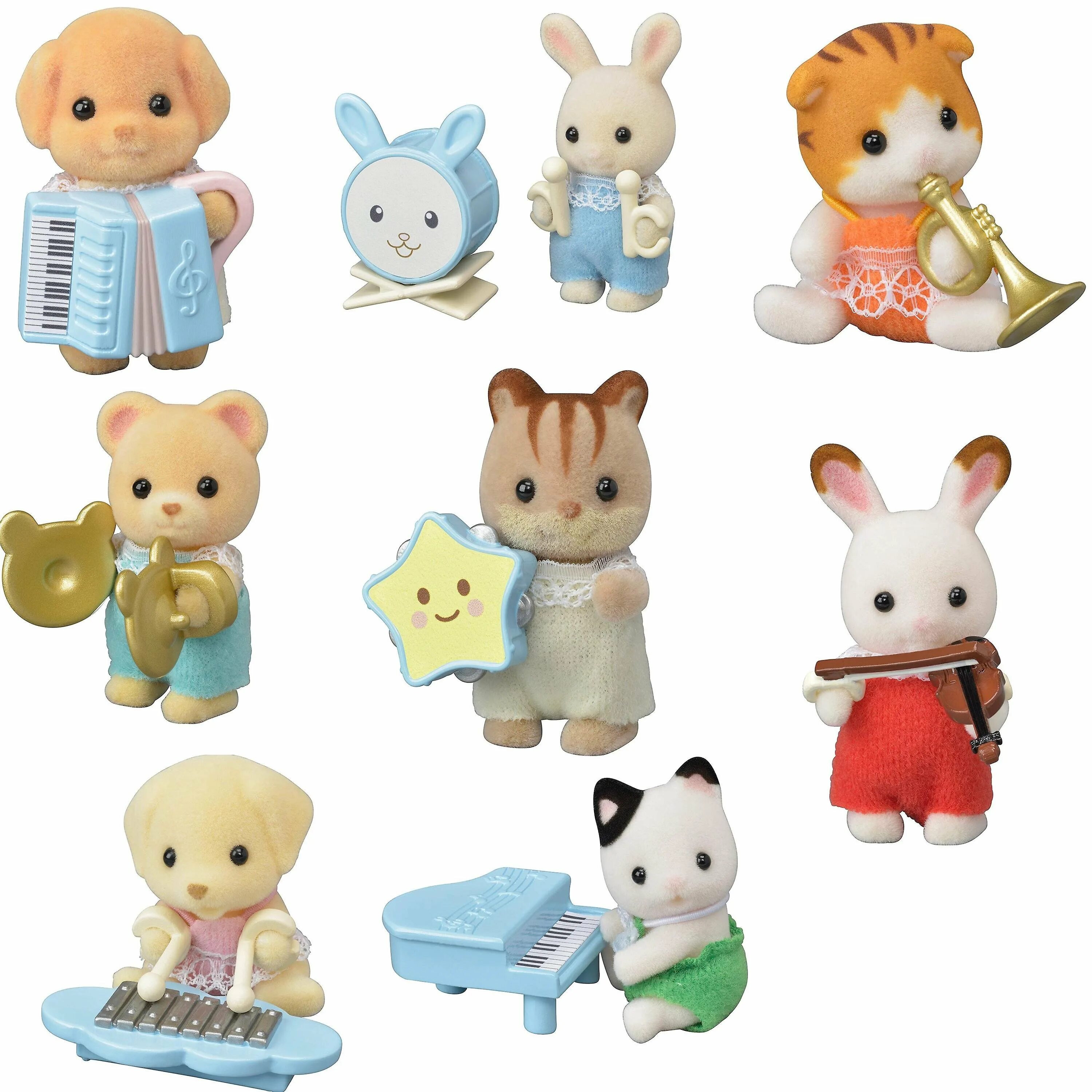 Sylvanian Families Baby Band Series. Сильваниан Фэмилис. Сильвания Фэмили фигурки. Сильвания Фэмили малыши. Наборы маленьких игрушек