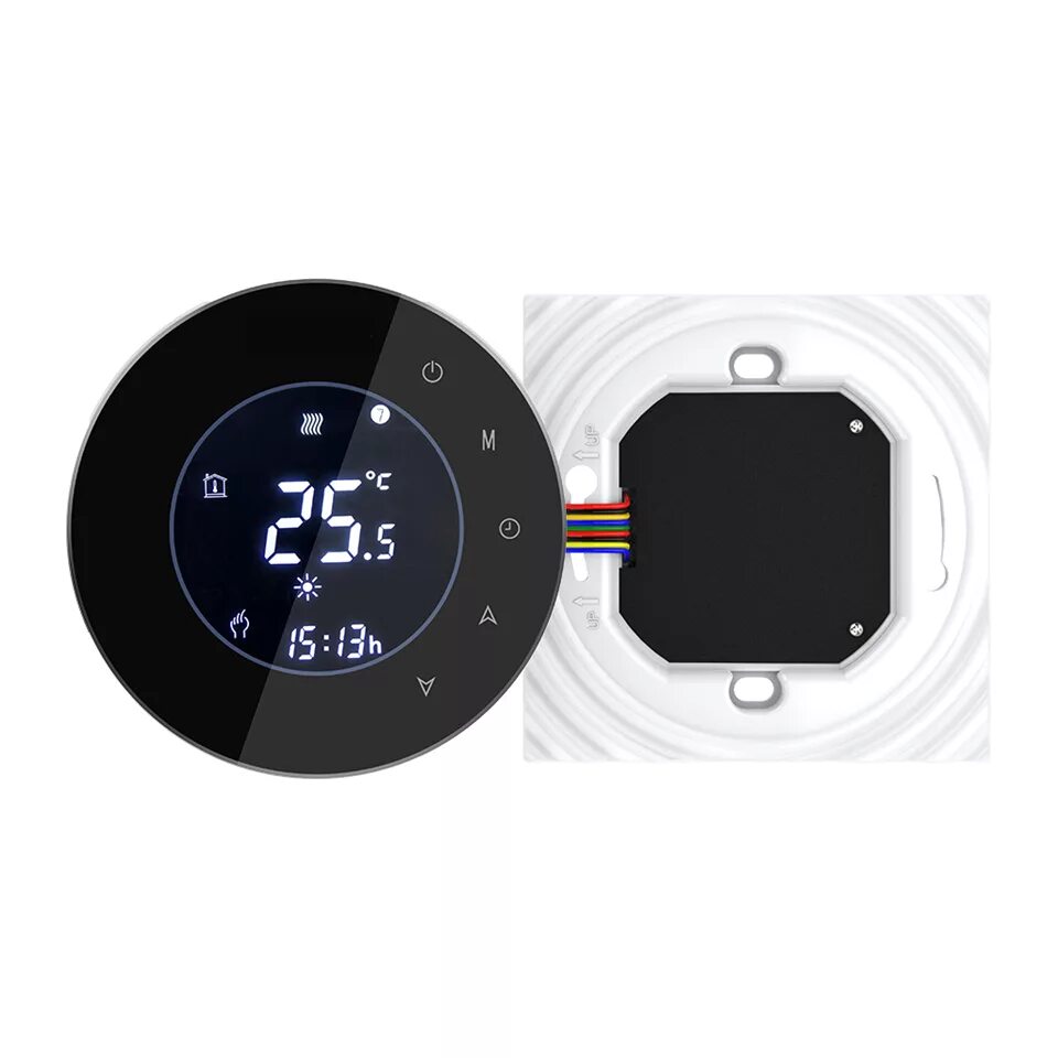 Wifi умный термостат. Bht 12 smart thermostat. датчик теплого пола с wifi. умный термостат для котла. умный датчик для тёплого пола.