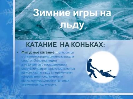 Ледяной спорт