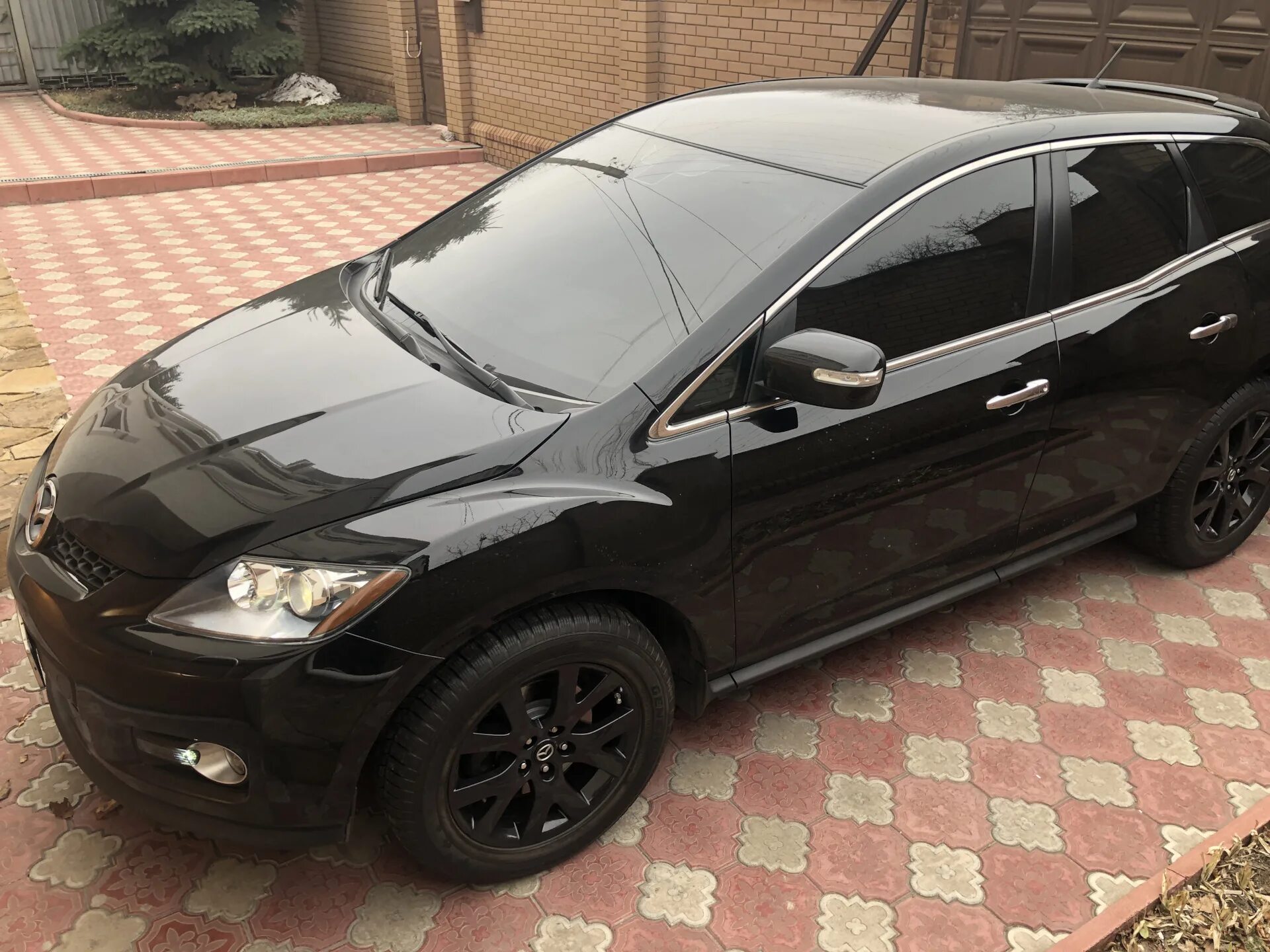 Mazda CX 7 Black. Мазда СХ 7 черная. Тонированная Мазда сх7. Мазда сх7 матовая черная. Диски мазда сх 7