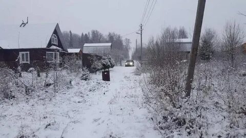 Дорога к участку в снт