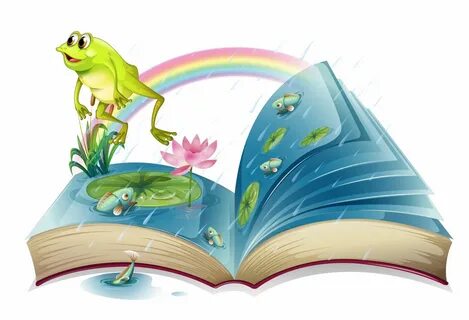 Раскрытая детская книга